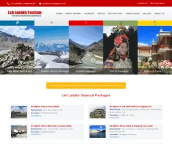 Lehladakhtourism.com(Leh Ladakh Tourism) Screenshot