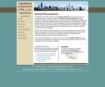 LehmancPa.com(CPA Accounting Firm) Screenshot