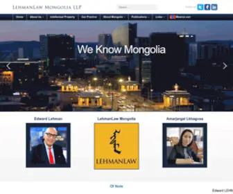 Lehmanlaw.mn(LehmanLaw Mongolia LLP Mongolian Law Firm and Legal Services LehmanLaw Mongolia LLP Mongolian Law Firm and Legal Services) Screenshot