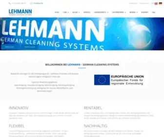 Lehmann-KG.com(GERMAN CLEANING SYSTEMS) Screenshot