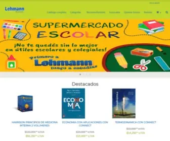 Lehmannvirtual.com(Librería) Screenshot