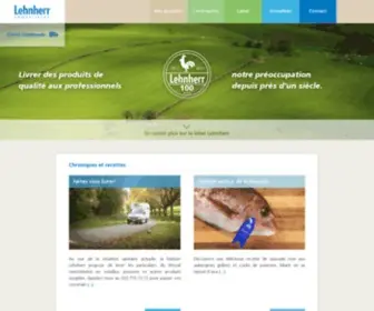 Lehnherr.ch(Livraison de produits de qualité aux professionnels) Screenshot