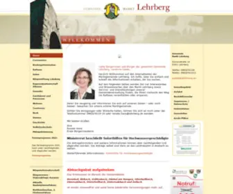 Lehrberg.de(Gemeinde Markt Lehrberg) Screenshot