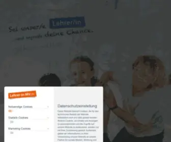 Lehrer-IN-MV.de(Startseite) Screenshot