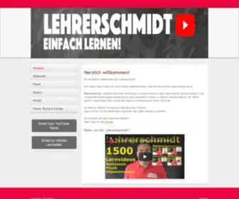 Lehrer-SChmidt.de(Wissen per Video) Screenshot