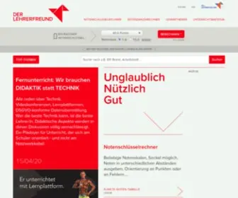 Lehrerfreund.de(Der Lehrerfreund) Screenshot
