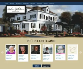 Lehrergibilisco.com(Lehrer-Gibilisco Funeral Home) Screenshot