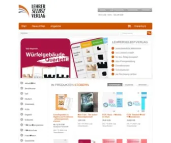 Lehrerselbstverlag.de(Unterrichtsmaterialien) Screenshot