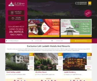 Lehstay.com(Leh Stay offer best deals for hotels in Leh Ladakh book online) Screenshot