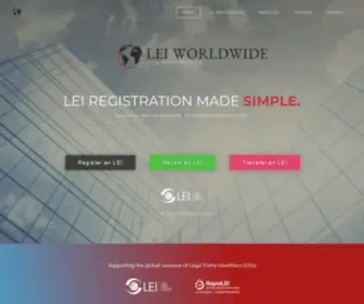 Lei-Worldwide.com(LEI Worldwide) Screenshot