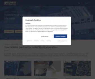 Leiblein.com(Single components & turnkey plants for water and coolant treatment) Screenshot