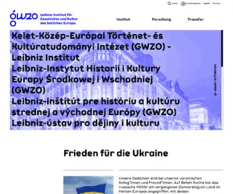 Leibniz-Gwzo.de(Leibniz-Institut für Geschichte und Kultur des östlichen Europa (GWZO)) Screenshot