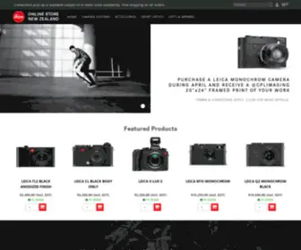 Leica-Camera.co.nz(Leica New Zealand Store) Screenshot