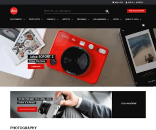 LeicaStoredc.com(Leica Camera) Screenshot
