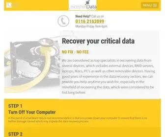 Leicesterdatarecovery.co.uk(Data Recovery Specialists) Screenshot