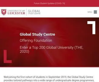 Leicestergsc.com(Leicester Global Study Centre) Screenshot