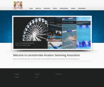 Leicestershireasa.org(Leicestershire Amateur Swimming Association) Screenshot