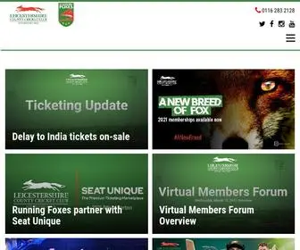 Leicestershireccc.co.uk(Leicestershire County Cricket Club) Screenshot