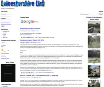 Leicestershirelink.co.uk(Leicestershire Link) Screenshot