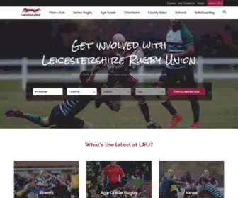 Leicestershirerugbyunion.co.uk(Leicestershire Rugby Union Home) Screenshot