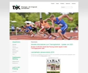 Leichtathletik-Ellwangen.de(Startseite) Screenshot