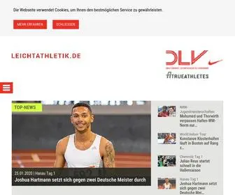 Leichtathletik.de(Das Leichtathletik) Screenshot