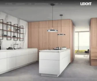 Leicht.com(Modern kitchen design for contemporary living › Kitchen) Screenshot
