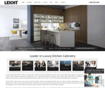 Leichtnewyork.com(Leading NYC Modern European Kitchen Provider) Screenshot