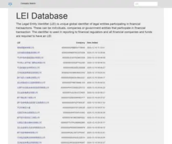 Leidir.com(LEI Search) Screenshot