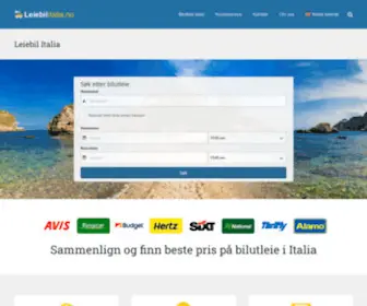 Leiebilitalia.no(Leiebilitalia) Screenshot