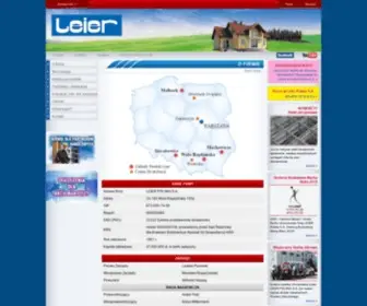 Leier.pl(Producent Materiałów Budowlanych) Screenshot