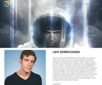 Leifderrickson.com(Enter my imaginative world) Screenshot