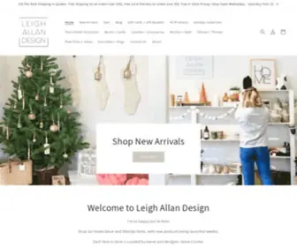 Leighallandesign.ca(Leigh Allan Design Home Decor Boutique) Screenshot