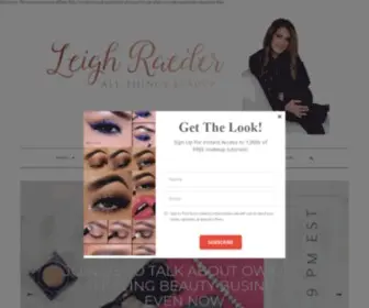 Leighraeder.com(All Things Beauty) Screenshot