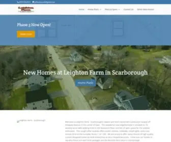 Leightonfarmhomes.com(Leighton Farm Homes) Screenshot