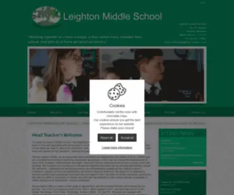 Leightonmiddle.org.uk(Leighton Middle School) Screenshot