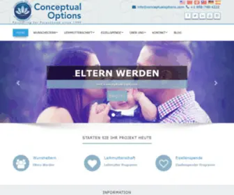 Leihmuttereizellspenden.com(Conceptual) Screenshot