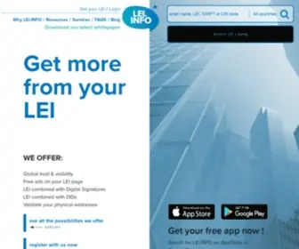Lei.info(Legal Entity Identifier) Screenshot