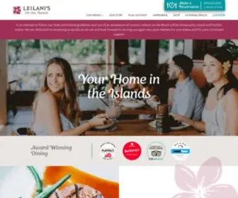 Leilanis.com(Leilani's on the Beach) Screenshot