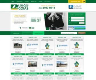 Leiloesgoias.com.br(Leilões Goiás) Screenshot