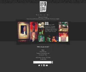 Leilowhtx.com(Lei Low Rum & Tiki Bar) Screenshot