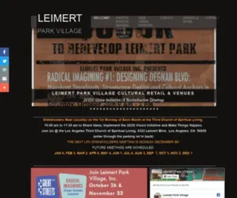 Leimertparkvillage.org(Leimert Park Village) Screenshot