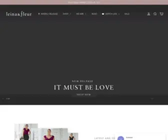 Leinaandfleur.com.au(Leina & Fleur) Screenshot