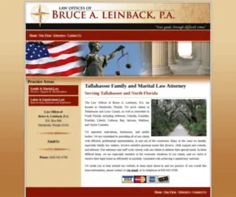 Leinbacklaw.com(Law Offices of Bruce A) Screenshot