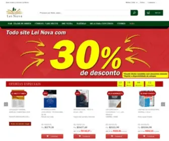 Leinova.com.br(Lei Nova Livraria) Screenshot
