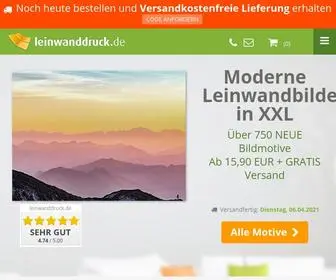 Leinwanddruck.de(Leinwanddruck von deinem Foto – Das Original direkt ab Werk) Screenshot