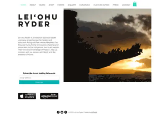 Leiohuryder.com(Lei’ohu Ryder) Screenshot