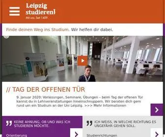 Leipzig-Studieren.de(Universität Leipzig) Screenshot