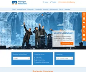 Leipziger-Volksbank.de(Leipziger Volksbank) Screenshot
