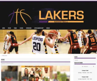 Leipziglakers.de(Leipzig Lakers) Screenshot